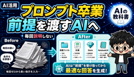プロンプトの次へ｜AI活用4世代を図解でやさしく解説【教員向け】